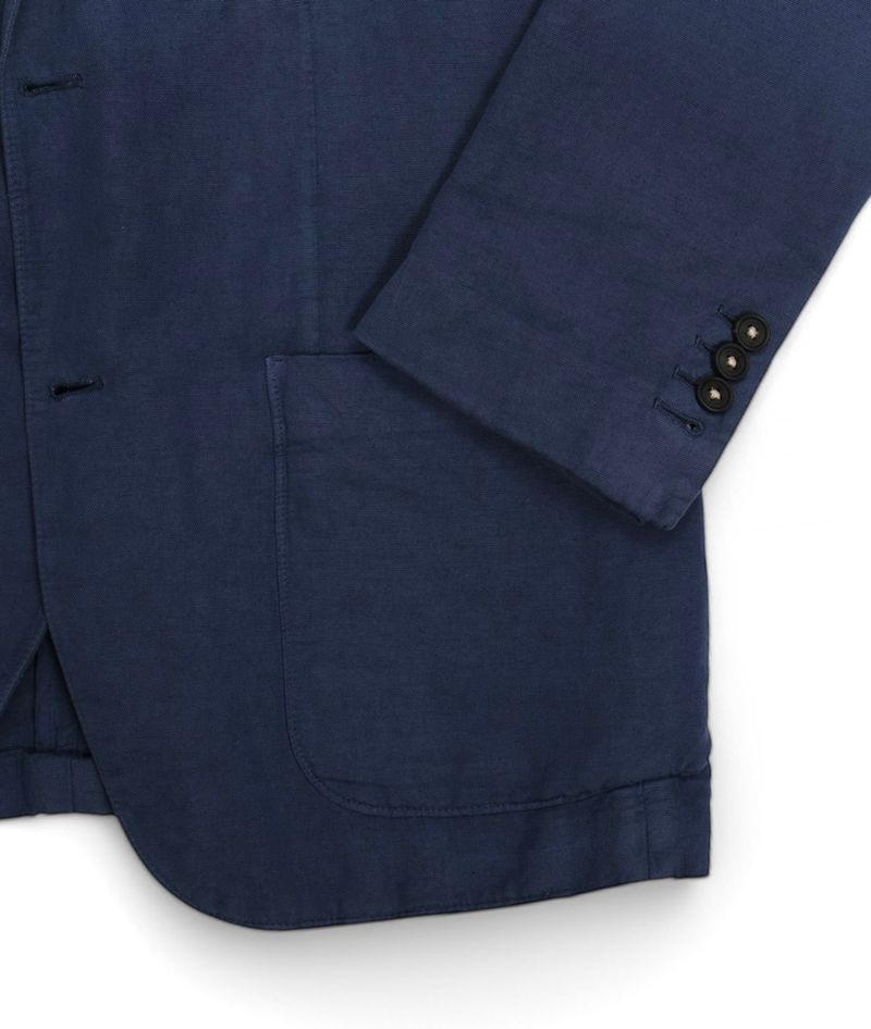 Blue Cotton Sports Jacket