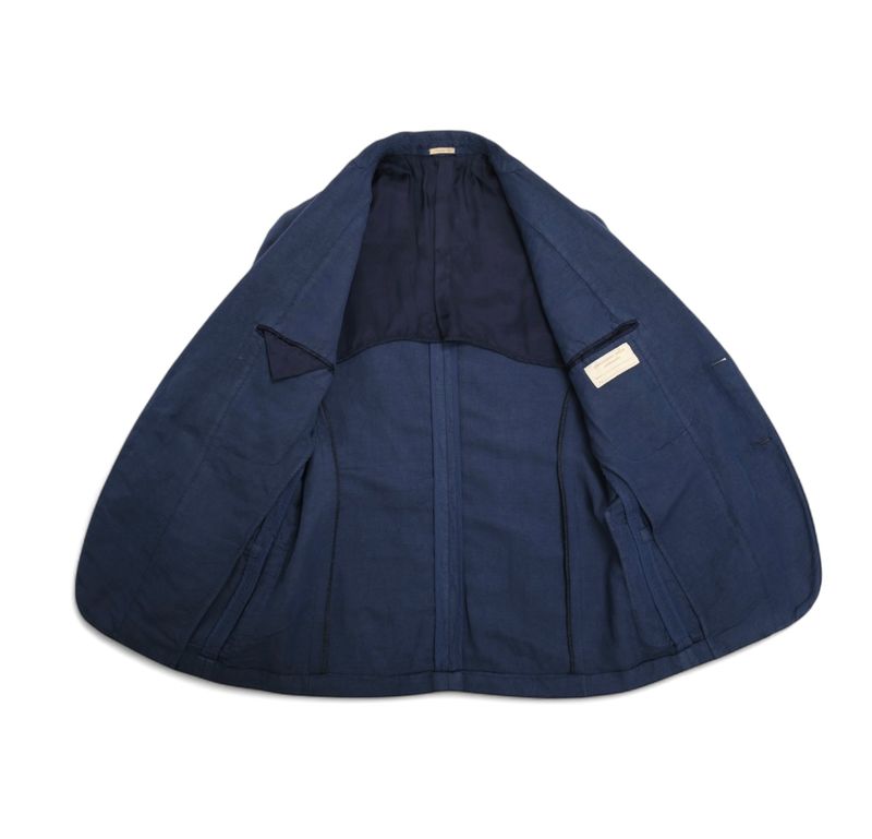 Blue Cotton Sports Jacket