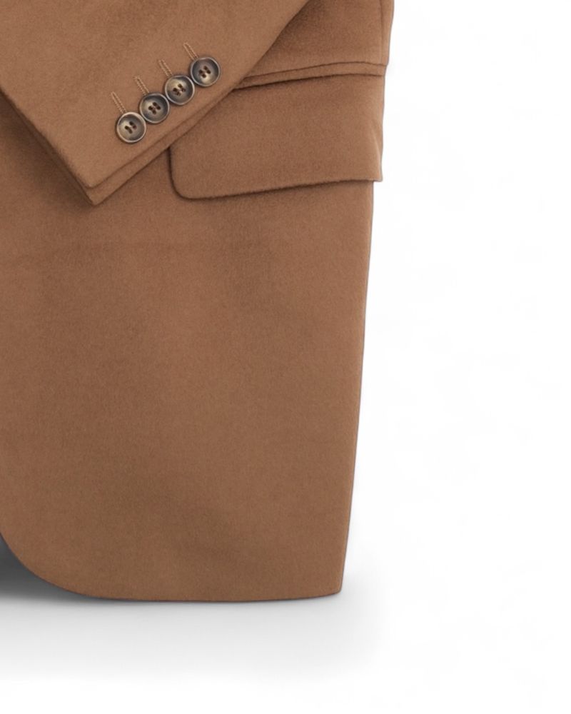 Camel Loro Piana Doeskin Wool Sports Jacket