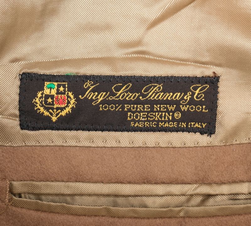 Camel Loro Piana Doeskin Wool Sports Jacket