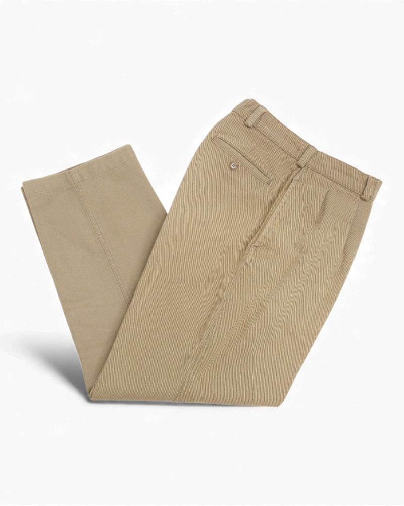 Faded Sage Cotton Twill Tanger Trousers