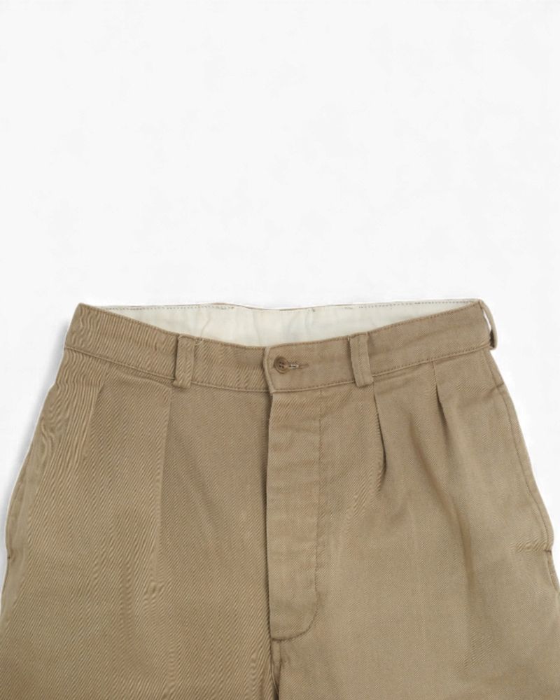 Faded Sage Cotton Twill Tanger Trousers