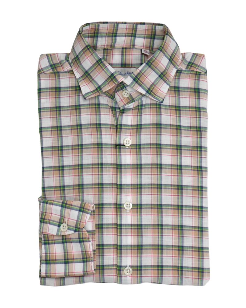 Multicolored Checked Cotton Shirt