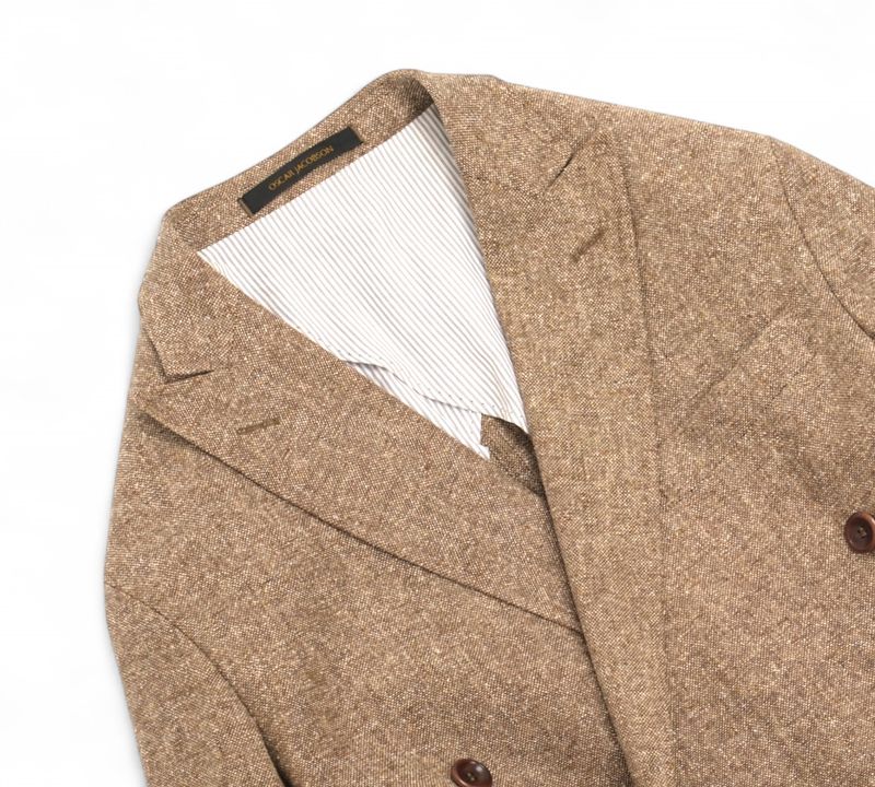 Oatmeal Silk/Linen/Cotton DB. Sports Jacket