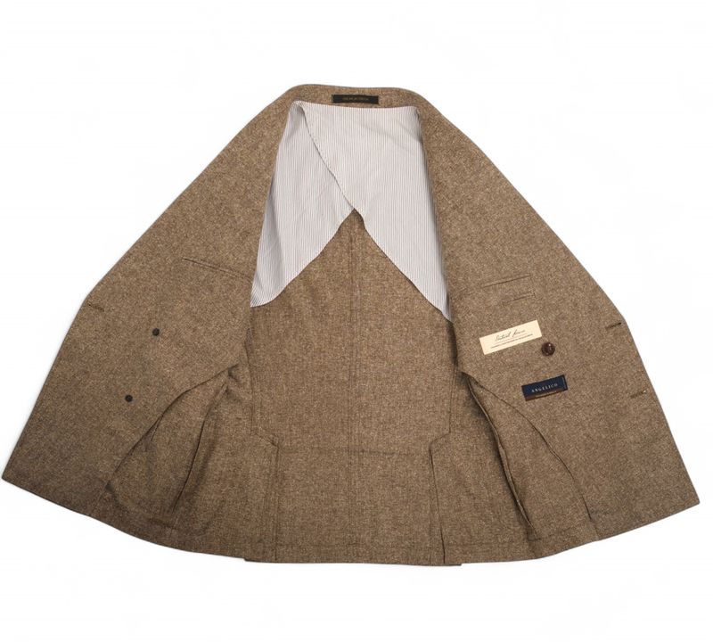 Oatmeal Silk/Linen/Cotton DB. Sports Jacket