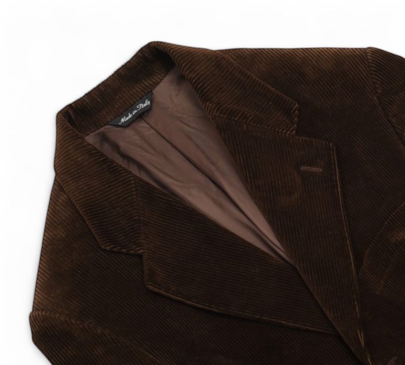 Dark Brown Corduroy Sports Jacket