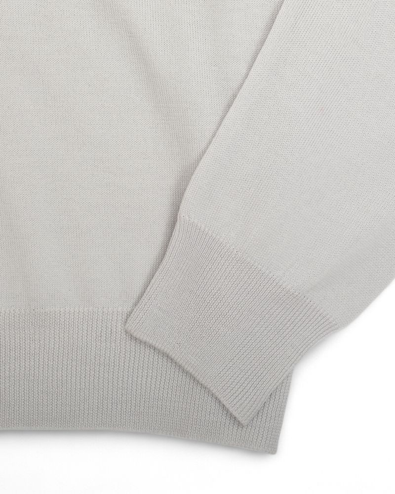 Ice Grey Merino Rollneck
