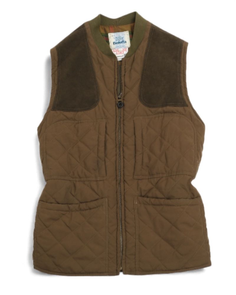 Olive Quilted Hunting Vest