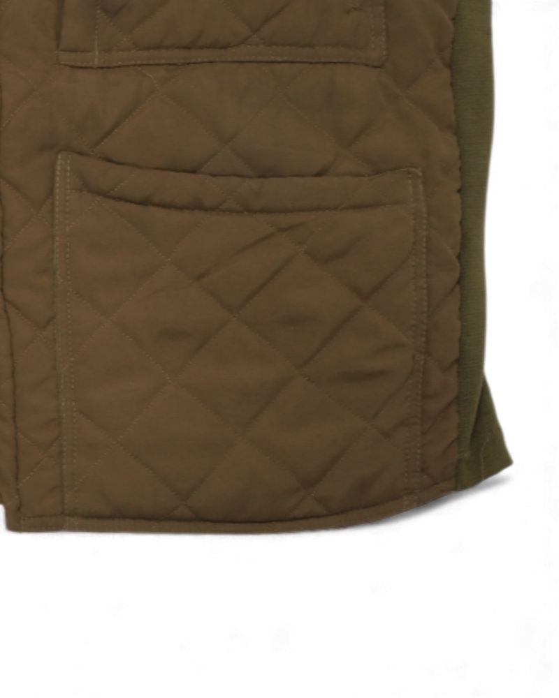Olive Quilted Hunting Vest