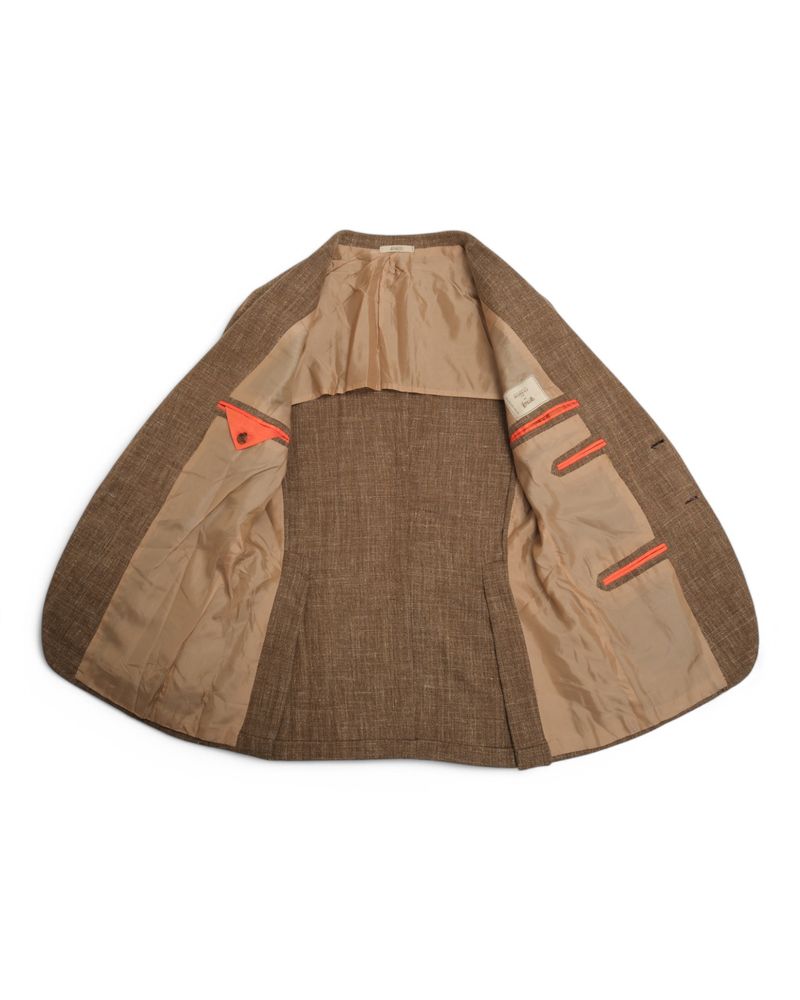Beige Hopsack Sports Jacket
