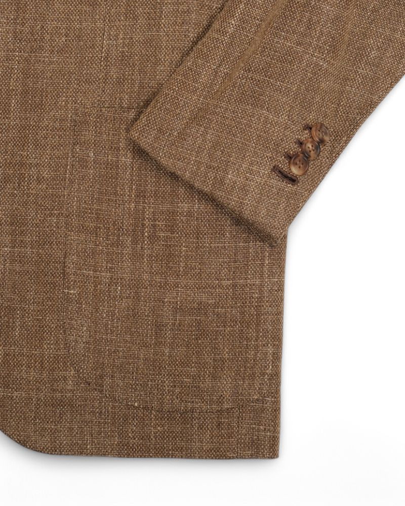 Beige Hopsack Sports Jacket