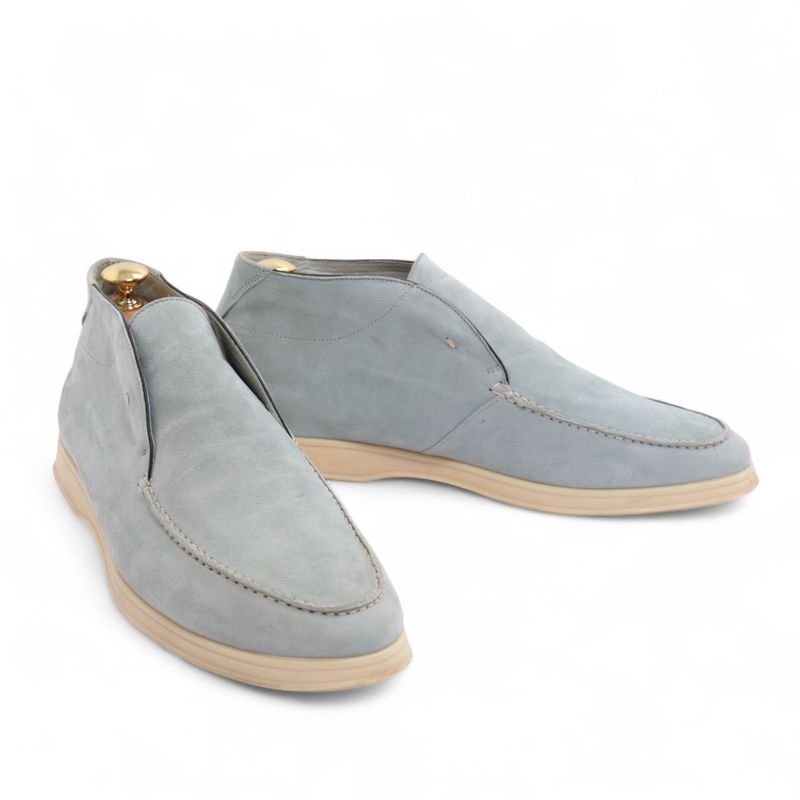 Sky Blue Suede Andrea Ventura Firenze Open Walks