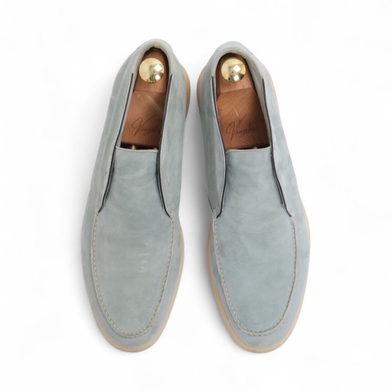 Sky Blue Suede Andrea Ventura Firenze Open Walks