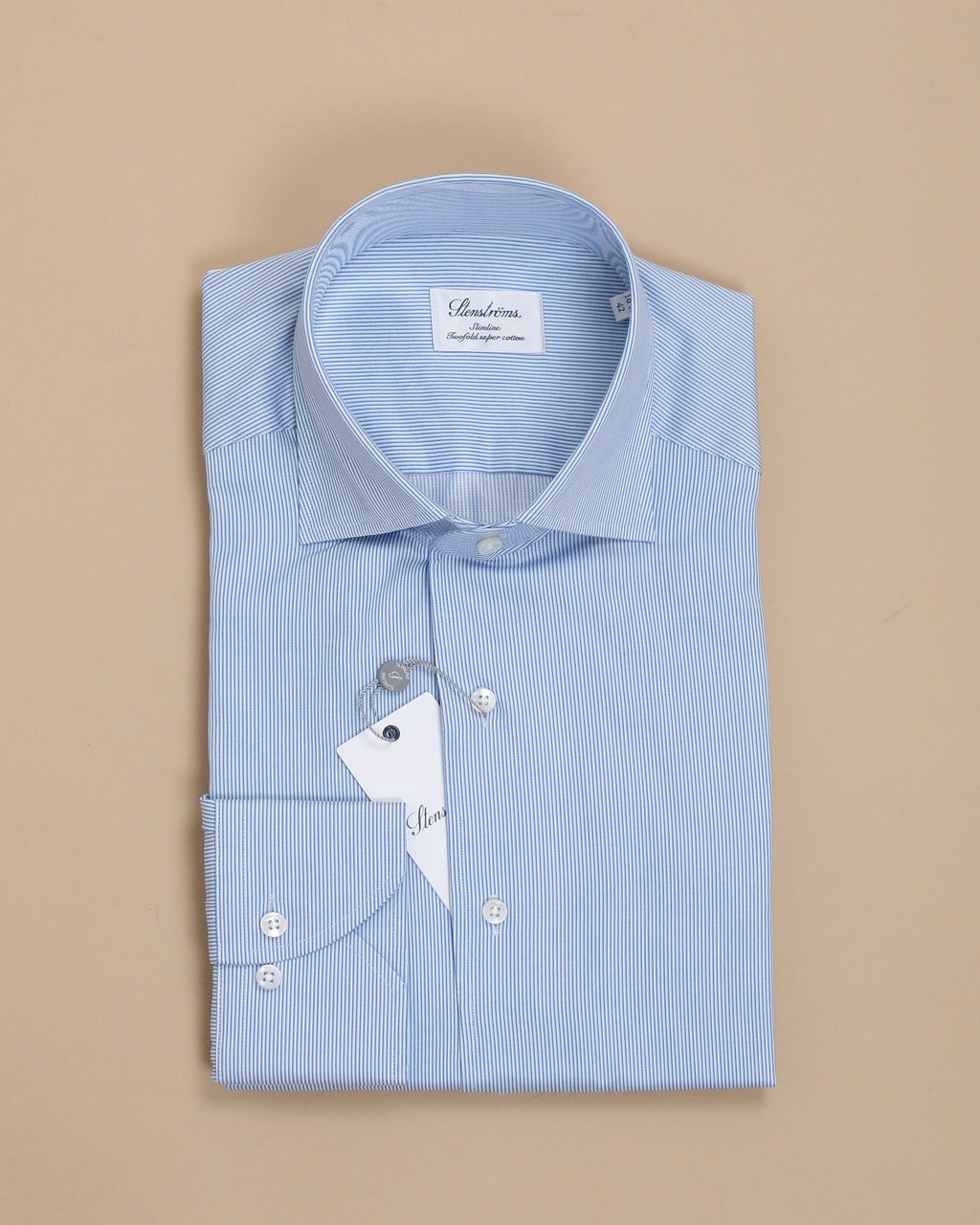 Blue/White Striped Cotton Shirt