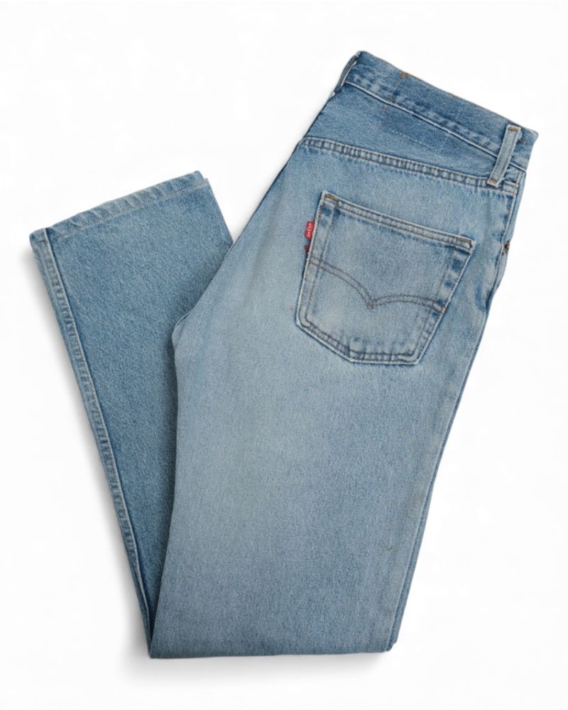 Light Wash High-Rise 501s