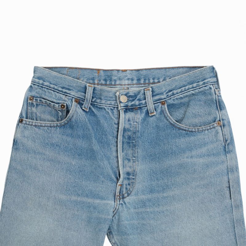 Light Wash High-Rise 501s