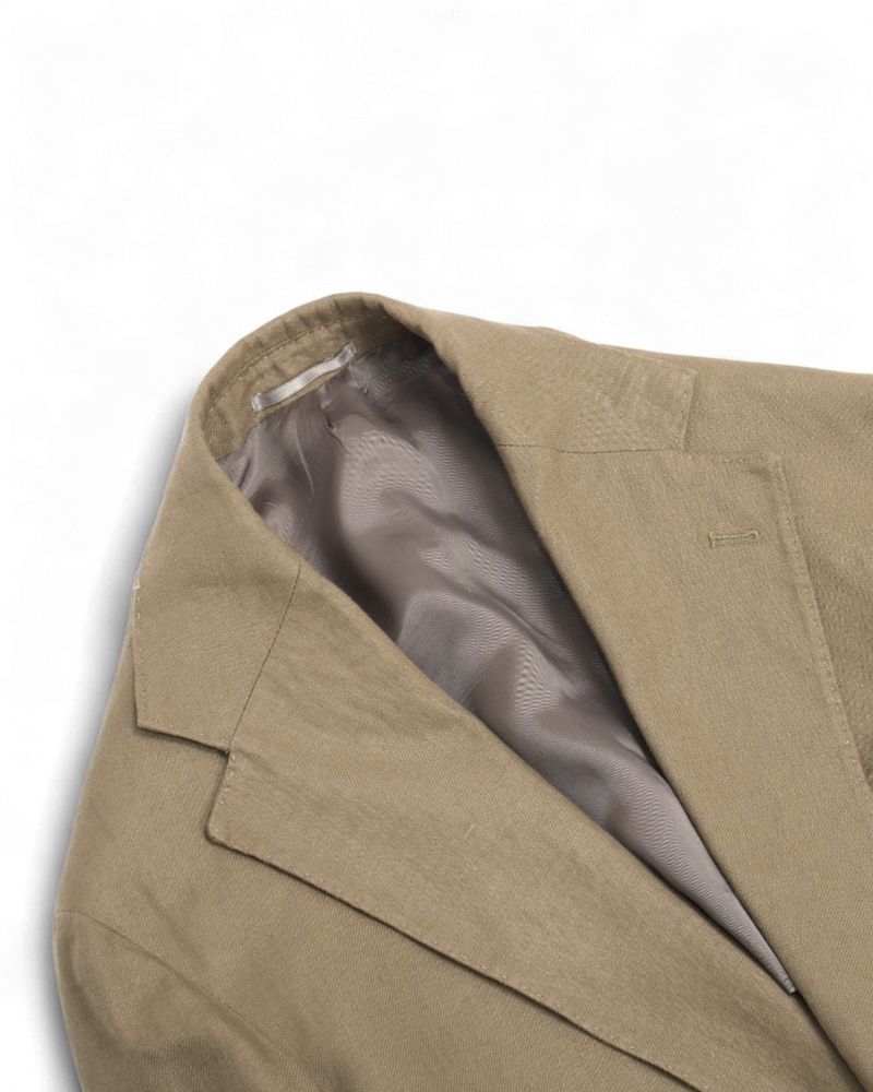 Olive Linen Suit