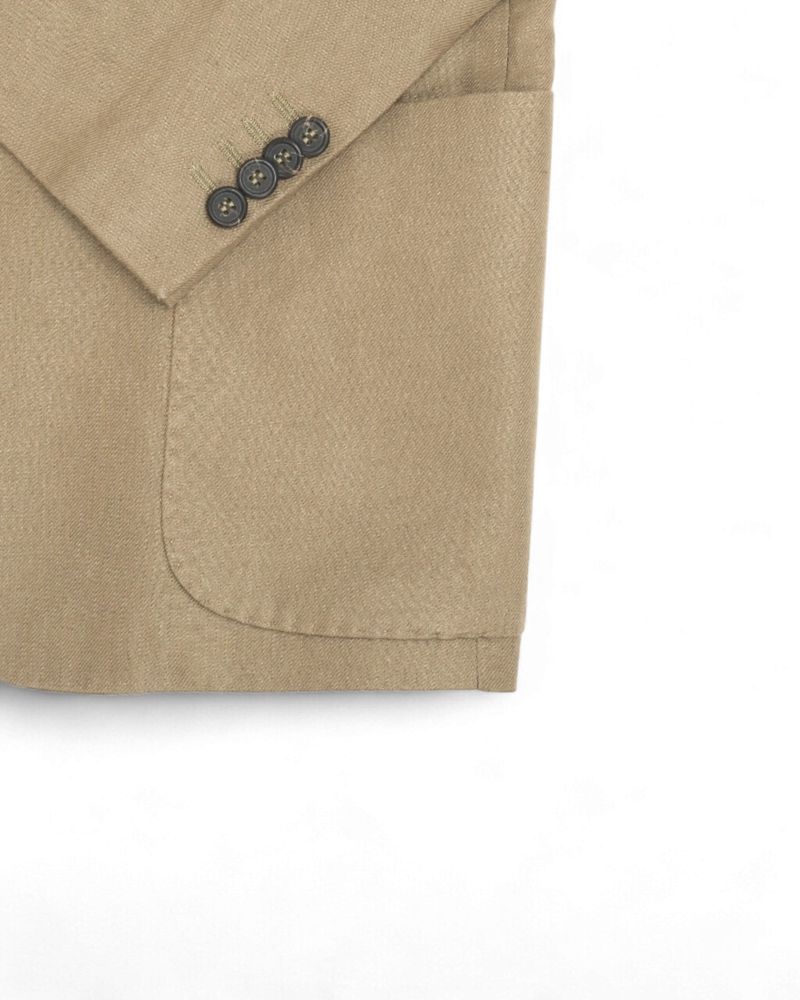 Olive Linen Suit