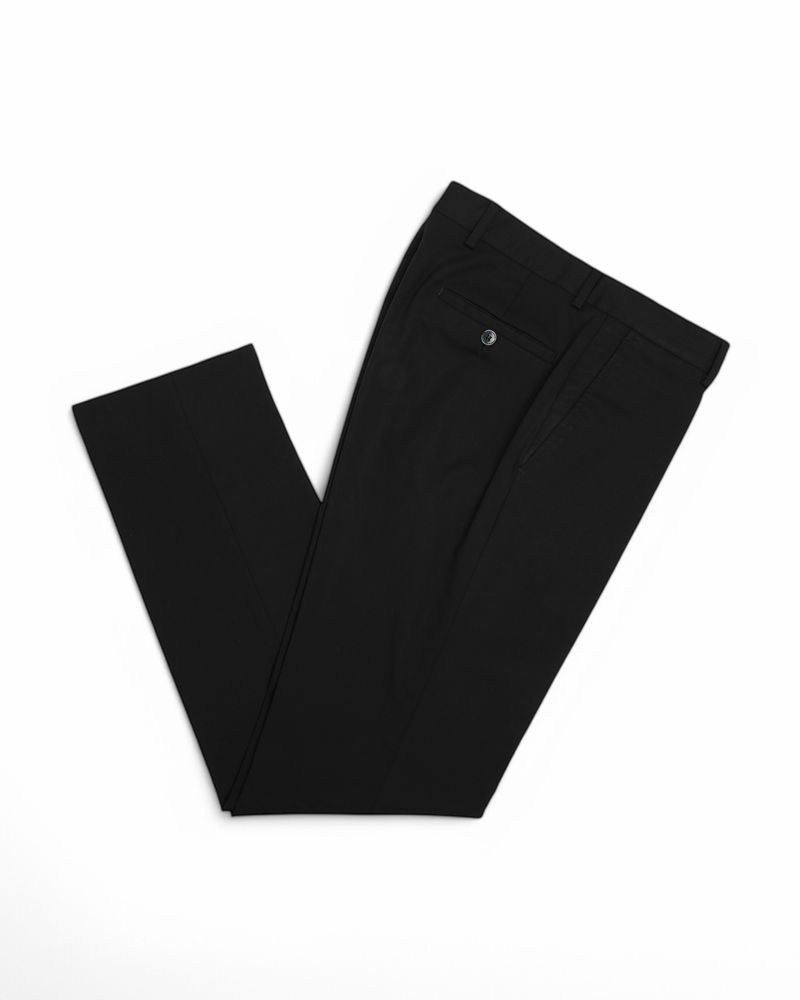 Dark Grey Single Breasted Wool Suit