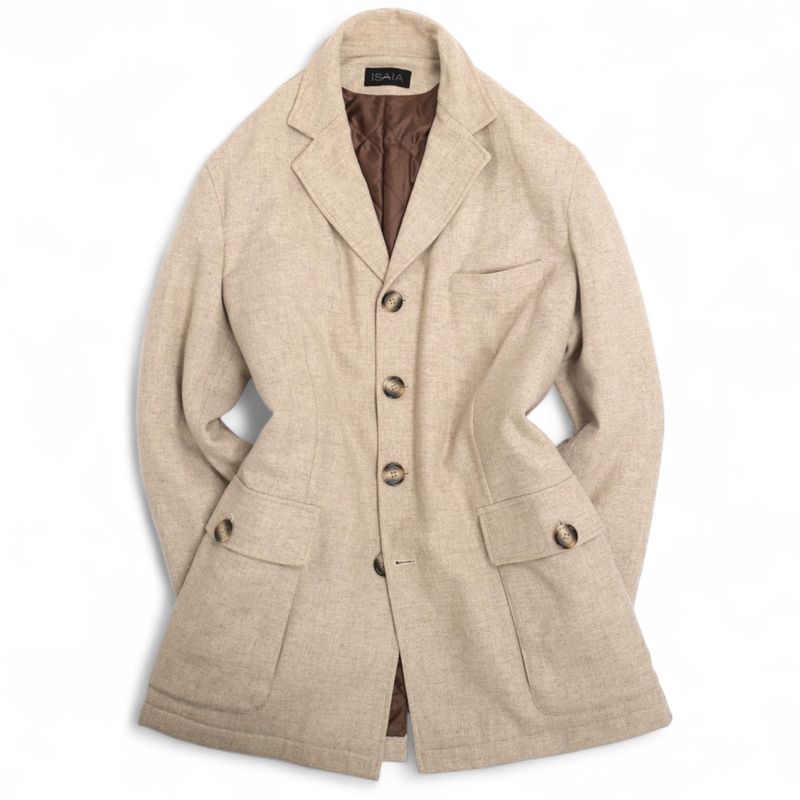 Beige Wool & Cashmere Jacket
