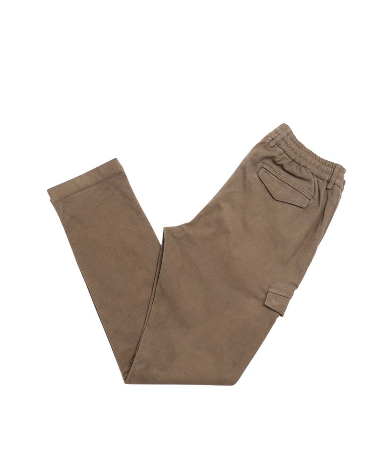 Brown High Rise Draw-String Trousers