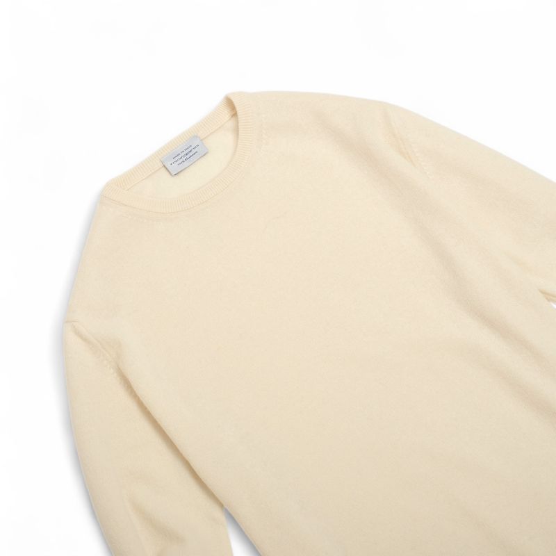 Ivory Cashmere Crewneck