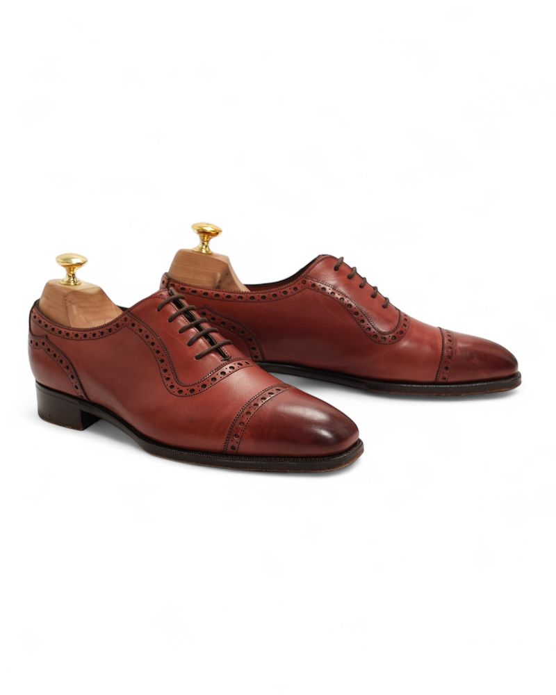 Vintage Cherry Calf St James II Oxfords