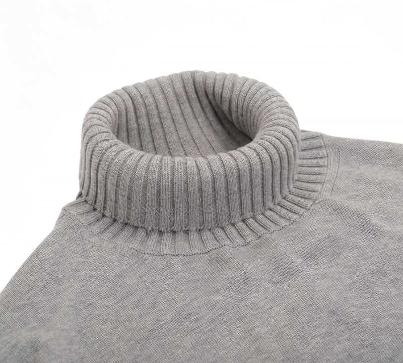 Light Grey Cotton Rollneck