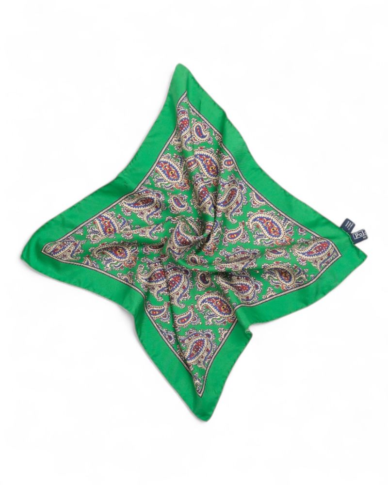 Green Paisley Neckerchief