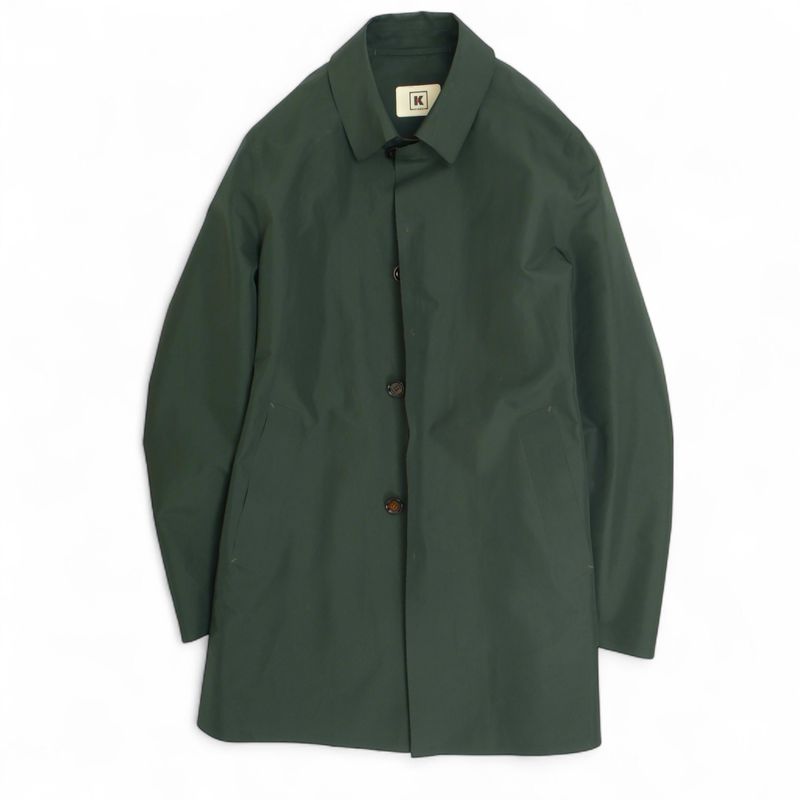 Dark Green Technical Car Coat