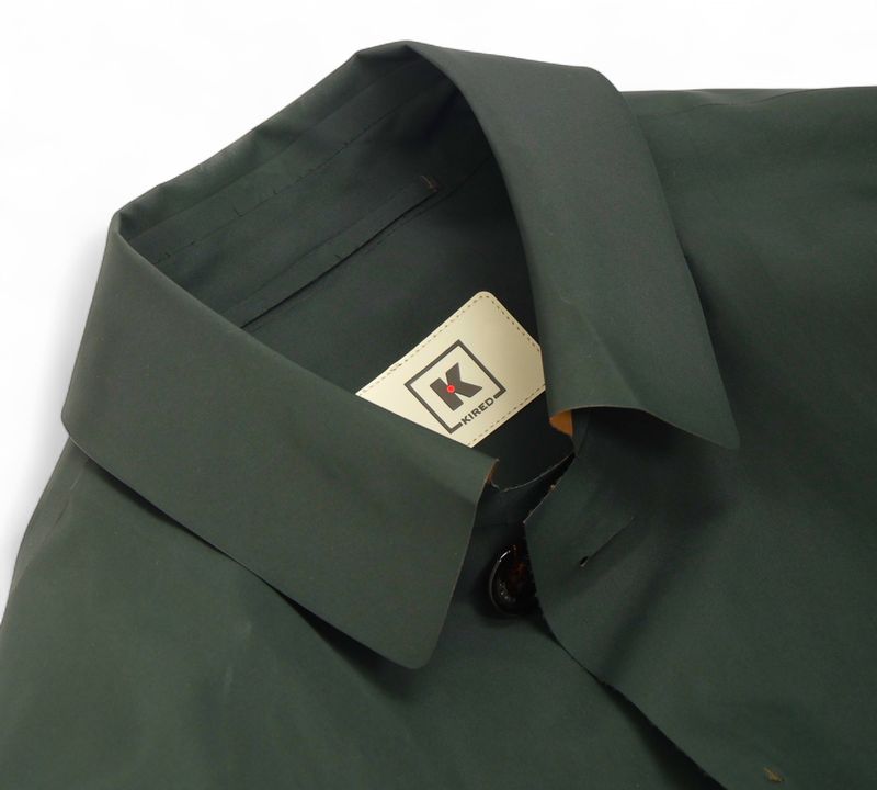 Dark Green Technical Car Coat