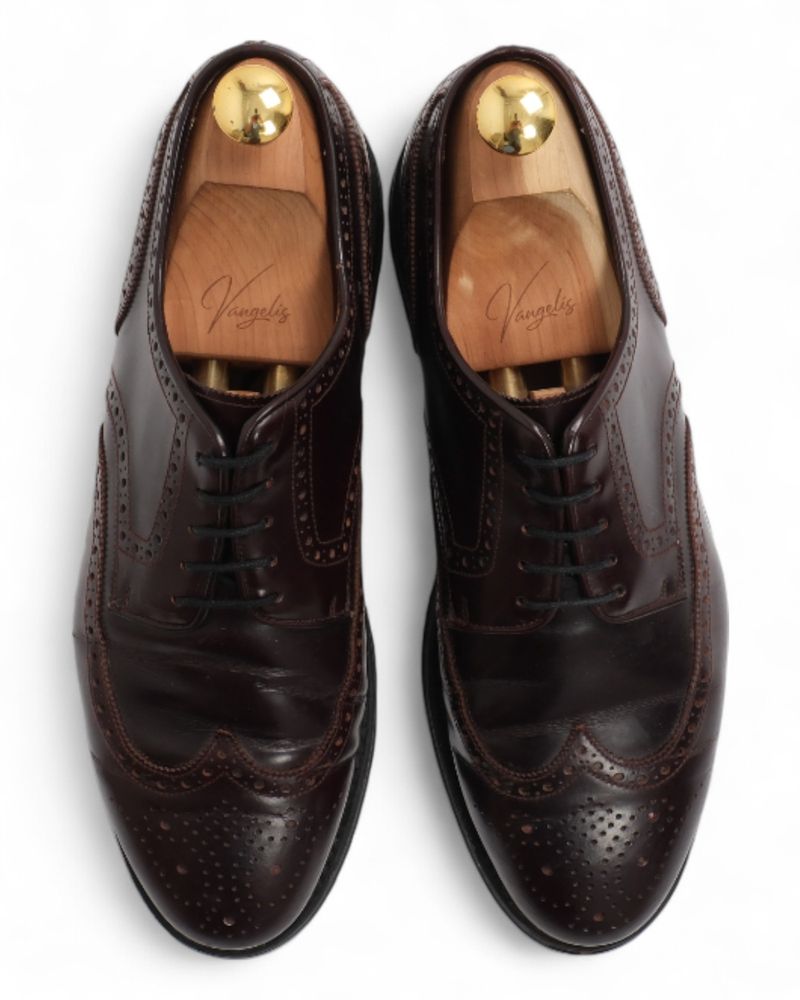 Oxblood Wingtip Brogue Derbies