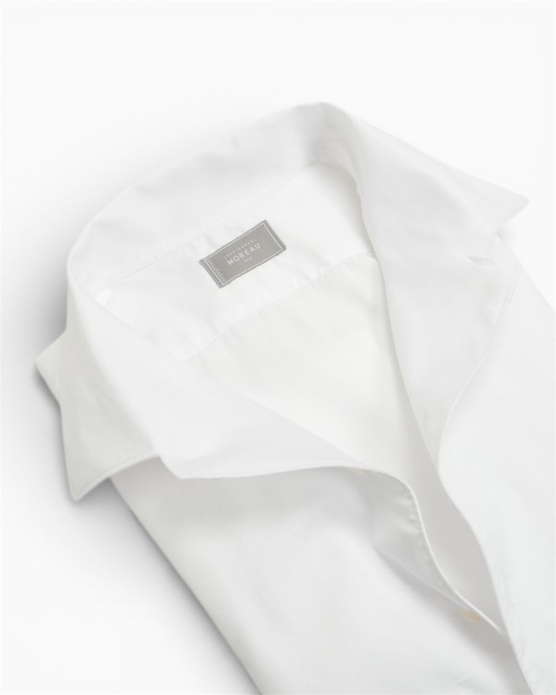 Off-White One-Piece Collar Poplin Shirt