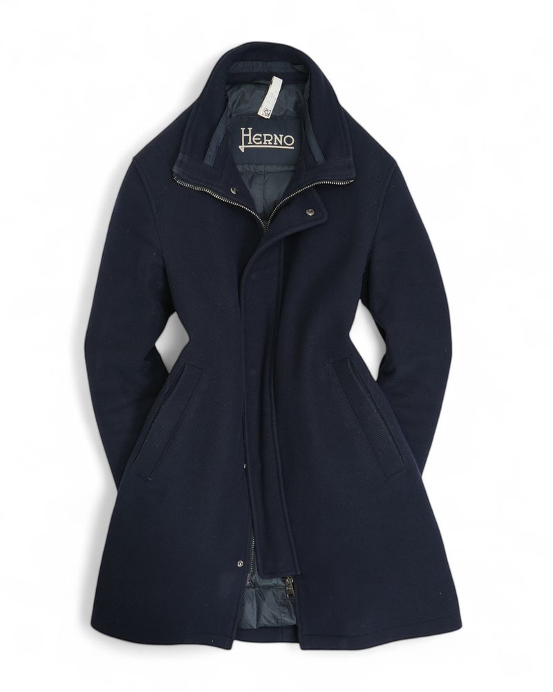 Navy Twill Sub-Zero Coat