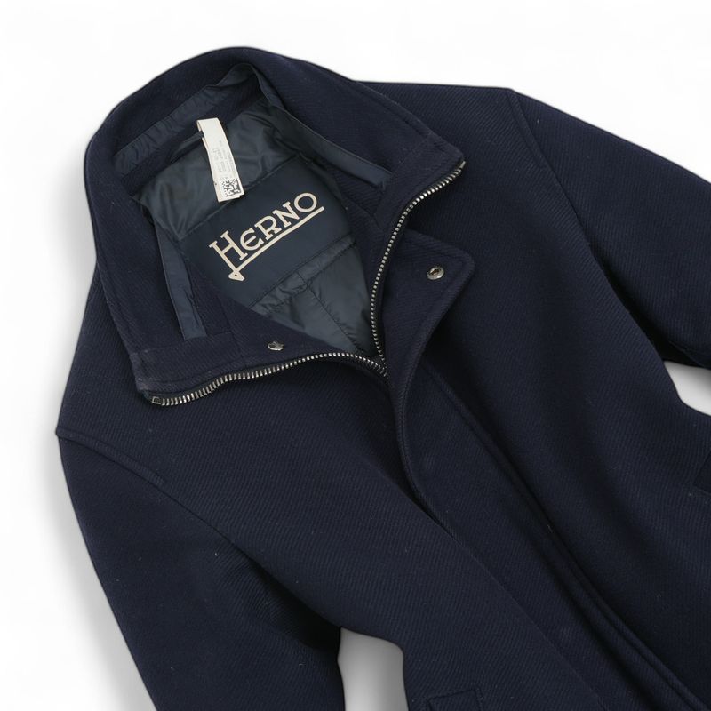 Navy Twill Sub-Zero Coat