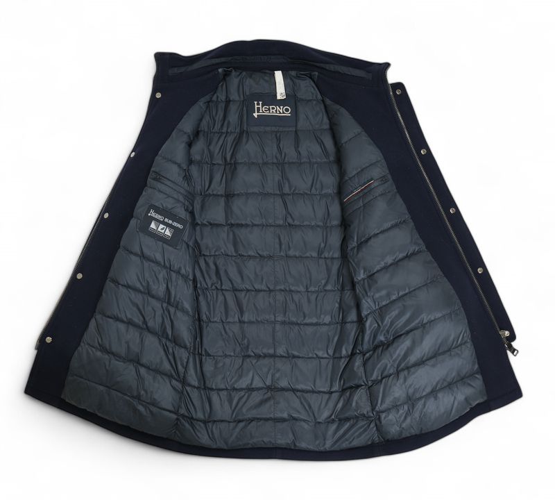 Navy Twill Sub-Zero Coat
