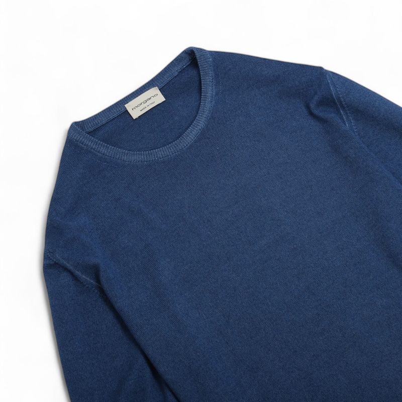 Blue Merino Crewneck