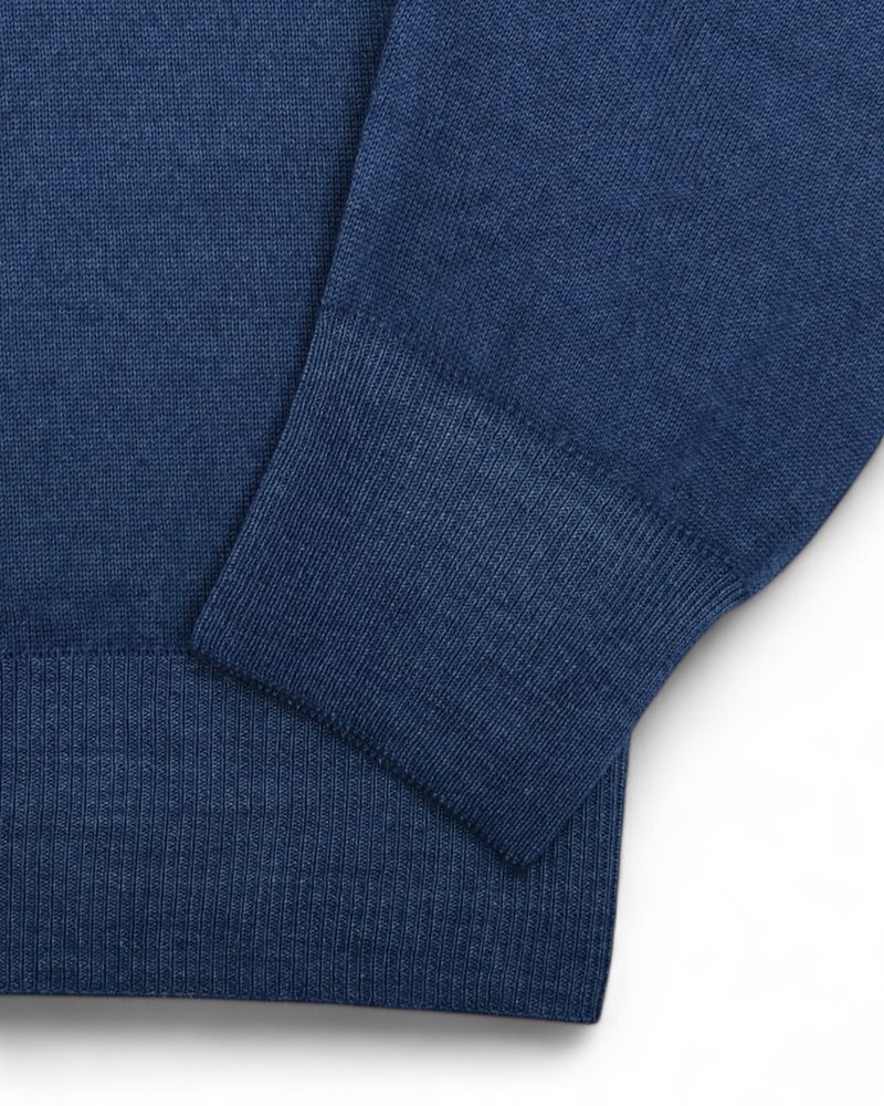 Blue Merino Crewneck