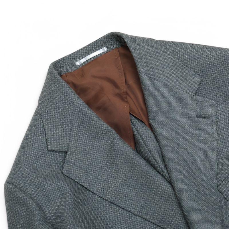Teal Wool Hopsack Sports Jacket