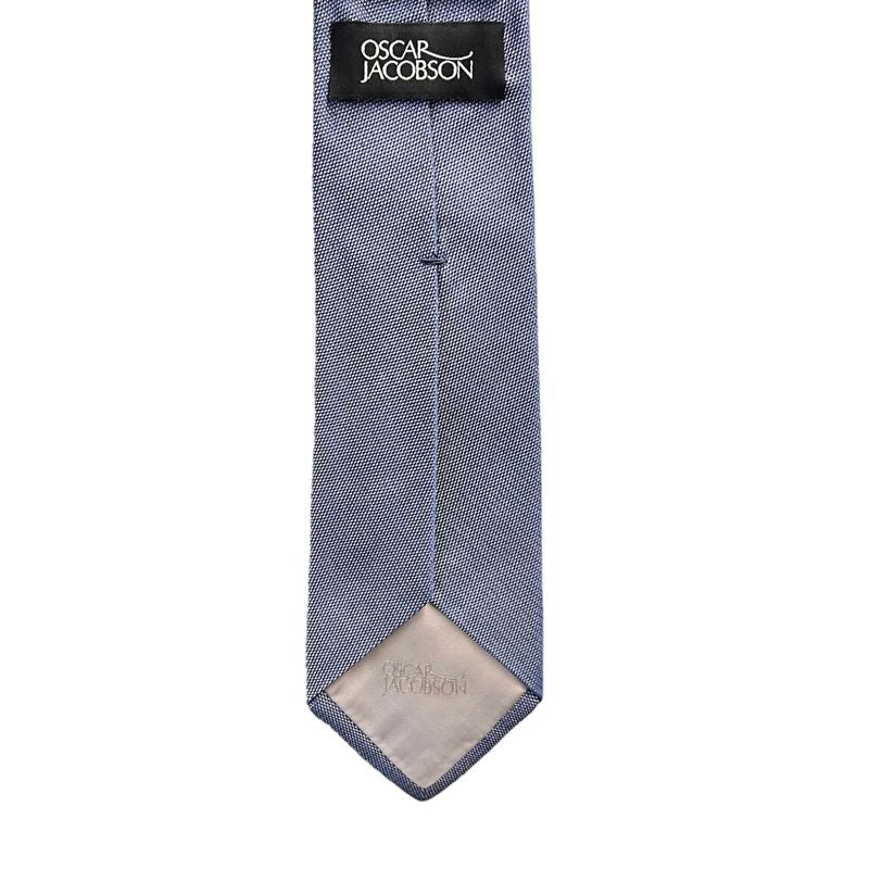 Blue Structured Silk Tie