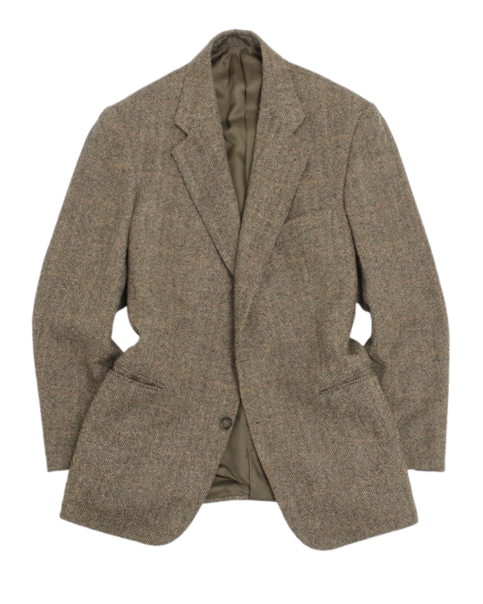Wool/Cashmere Herringbone Sports Jacket