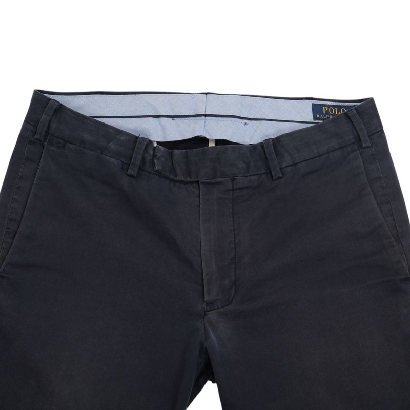Dark Blue Cotton Chinos