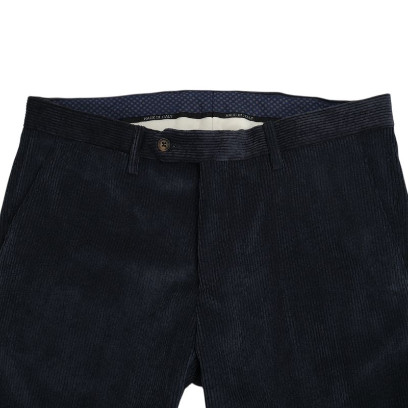 Navy Unconstructed Cord Suit