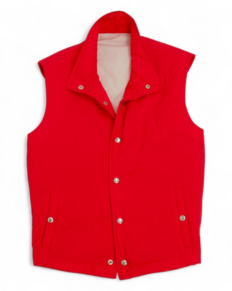 Red Down Gilet