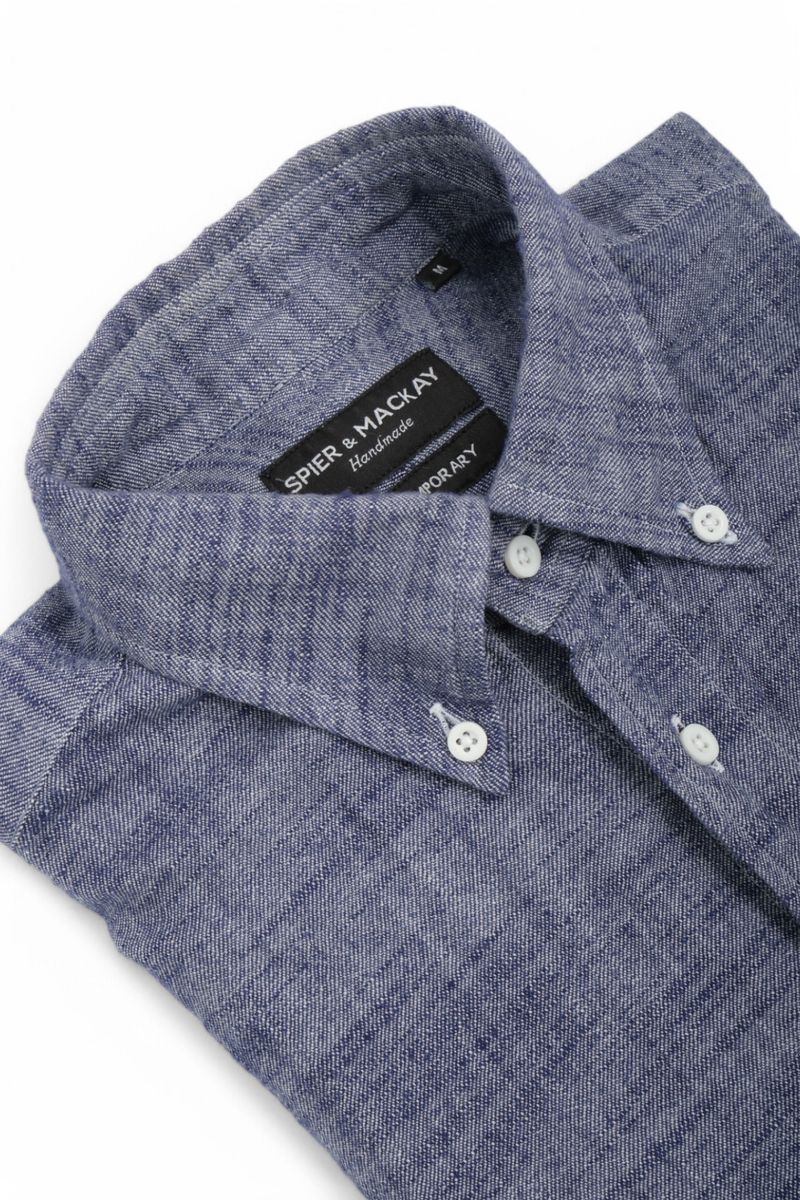Blue Mingled BD. Cotton Shirt
