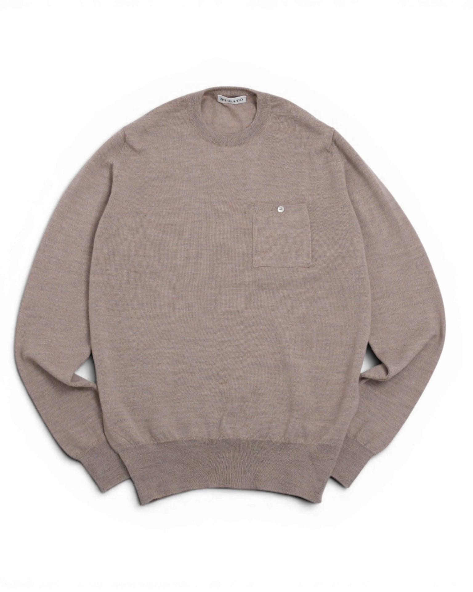 Beige Merino Crewneck by Rubato