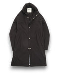 Black Unconstructed Water-Proof Parka by Valstar