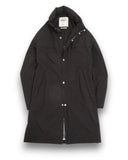 Black Unconstructed Water-Proof Parka by Valstar