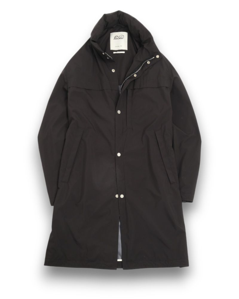 Black Unconstructed Water-Proof Parka by Valstar