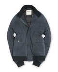 Blue jacket with black trim on a white background Valstarino by Valstar